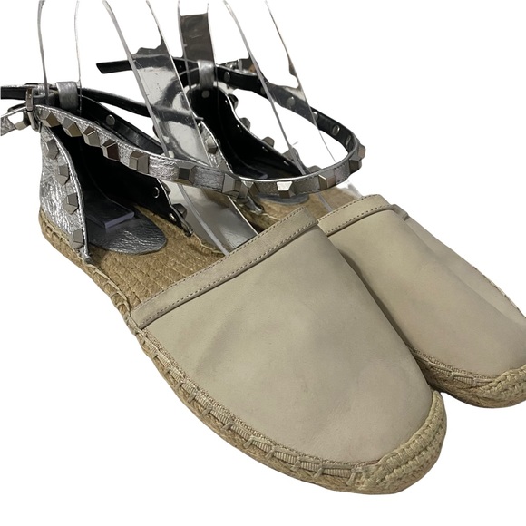 Rebecca Minkoff Gilles Studded Espadrilles Size 7.5 - Picture 3 of 9